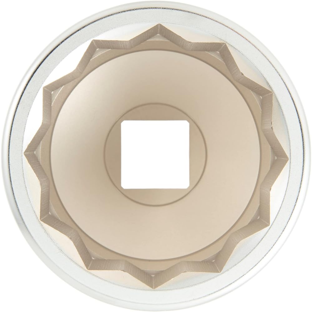 TONE socket (12 squares) 8D-75 Drive angle 25.4mm (1") Width across flats 75mm