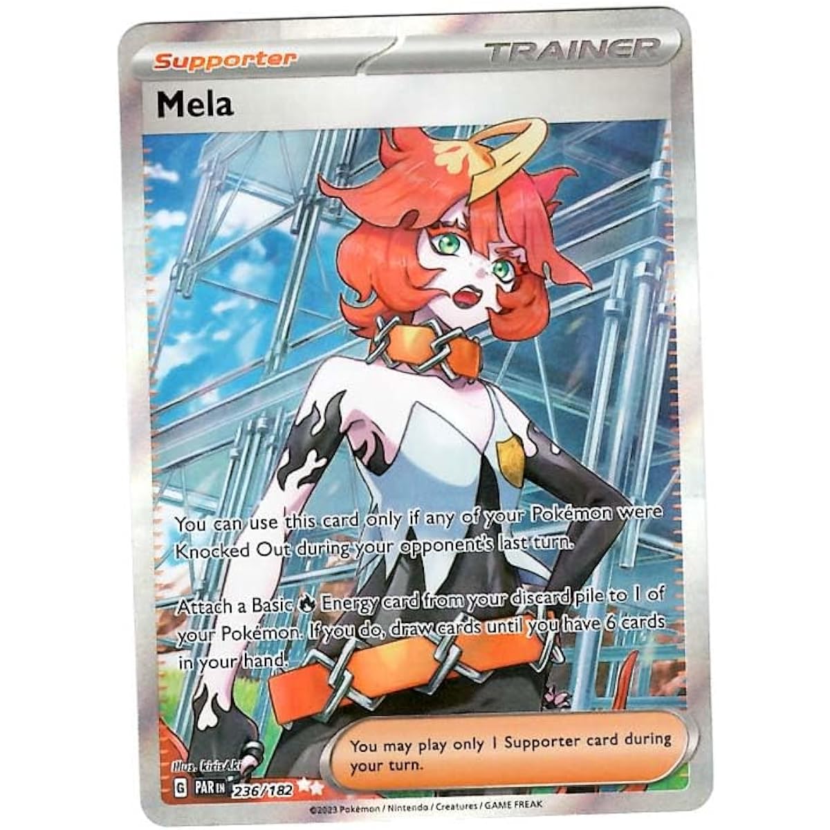 Pokemon Mera 236/182 Paradox Rift Full Art Ultra Rare Single Card