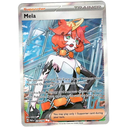 Pokemon Mera 236/182 Paradox Rift Full Art Ultra Rare Single Card