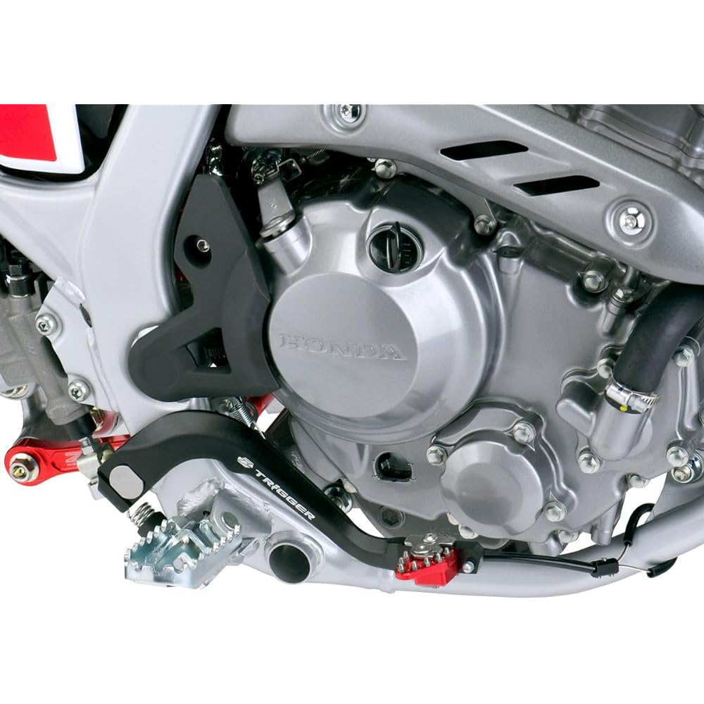 ZETA RACING Trigger Brake Pedal Red CRF250L/RALLY(MD47) '21-23 Foldable Tip Position Adjustment Forged Brake Saver Included Dirtfreak ZE90-7032