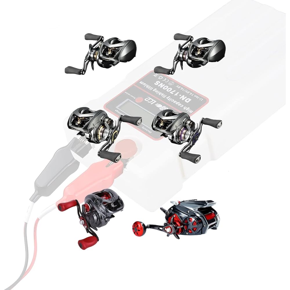 Vinteky Daiwa Shimano Electric Reel DN-1700NS Super Lithium Compatible Battery Charger Set 14.8V 10400mAh Japanese Instruction Manual Included