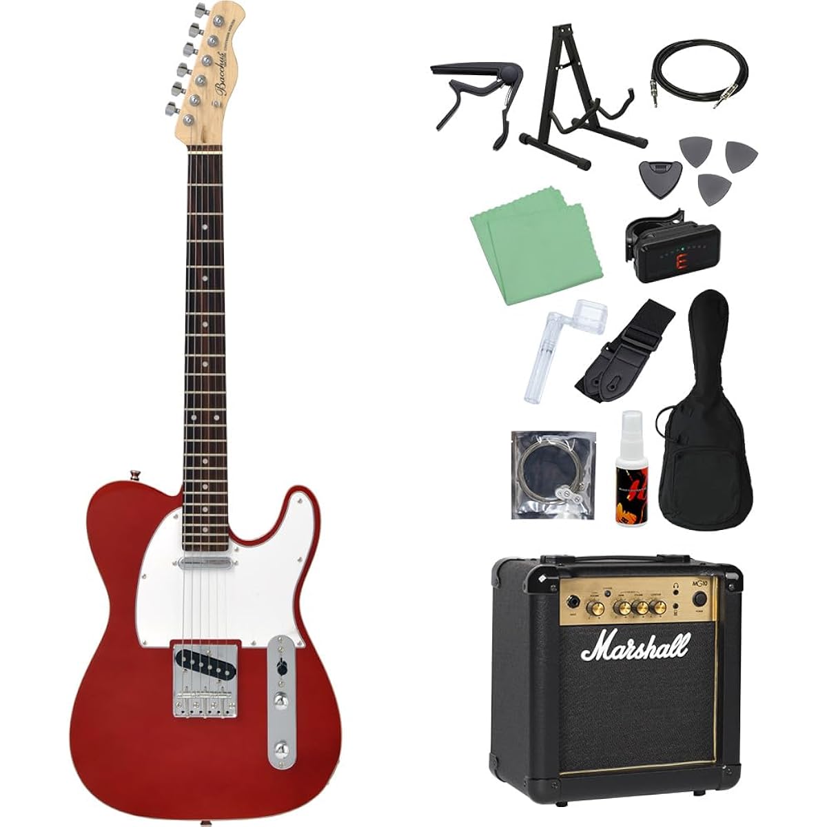 Bacchus BTC-1R CAR Electric Guitar Beginner 14-piece Set [Includes MG10] Universe Series Bacchus