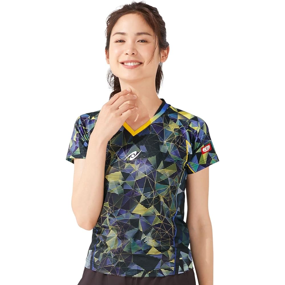 Nittaku NW2192 Table Tennis Women's Game Shirt Move Stained Women's Can Be Worn in Official Matches