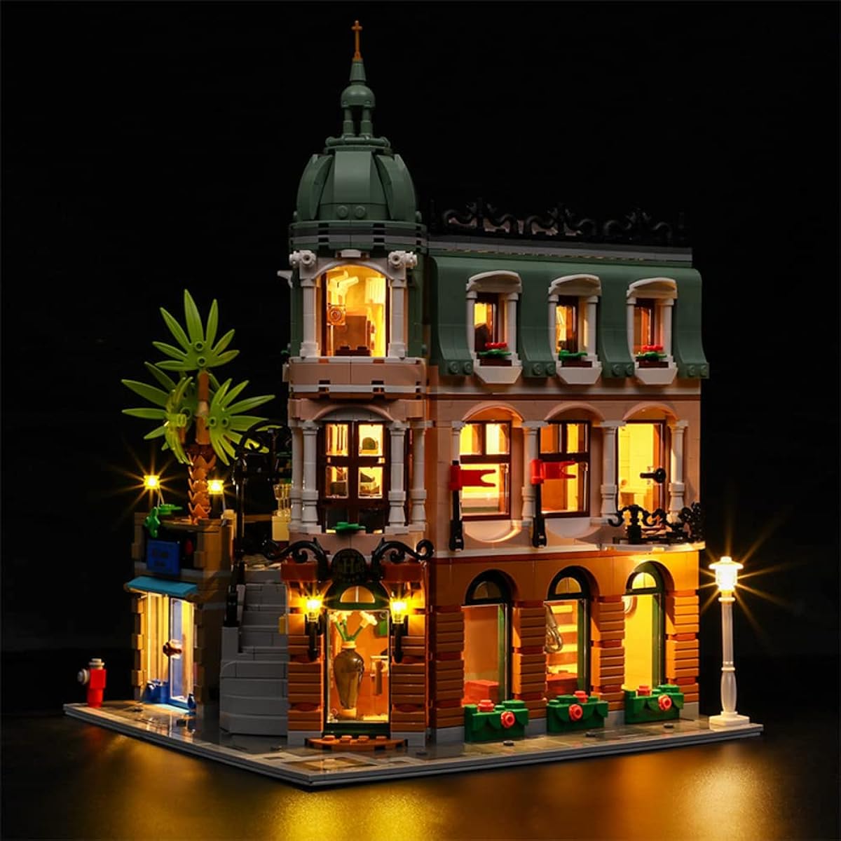 GEAMENT LED Light Kit Compatible with LEGO Boutique Hotel - Lighting Set for Creator 10297 Building Model (Lego Set Not Included)