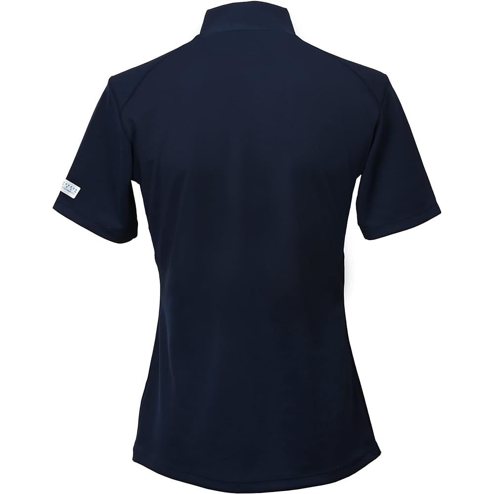 [Freeze Tech] Hyogeki Short Sleeve Mock Neck Navy (2XL) Recommended by the Japan Professional Golf Association Golf Wear (Performance Line)
