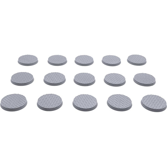 32mm Tread Plate Base, 3D Printed Tabletop RPG and Wargame Miniatures Accessory
