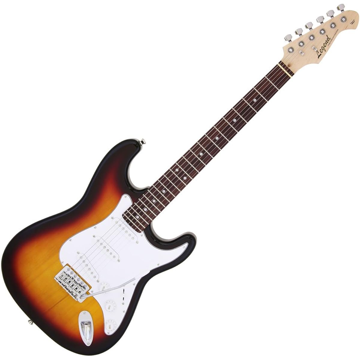 Legend Electric Guitar LST-Z B BK Black Pickguard Black Soft Case Included