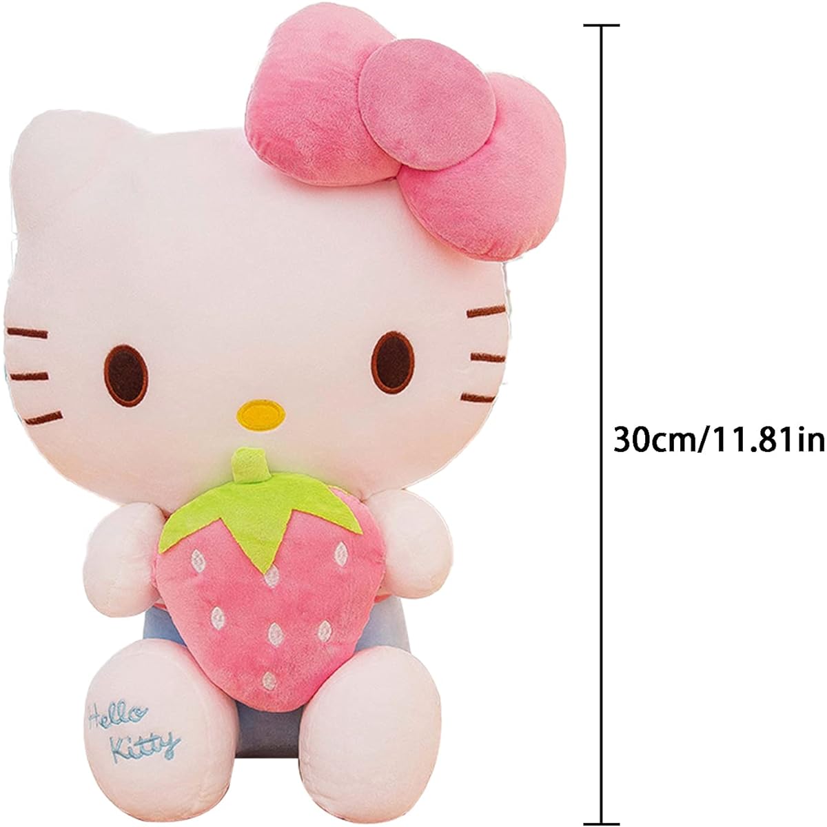 Cute Kitten Stuffed Animal Soft Pink Cat Doll Plush Toy Birthday Gift for Girl Fans