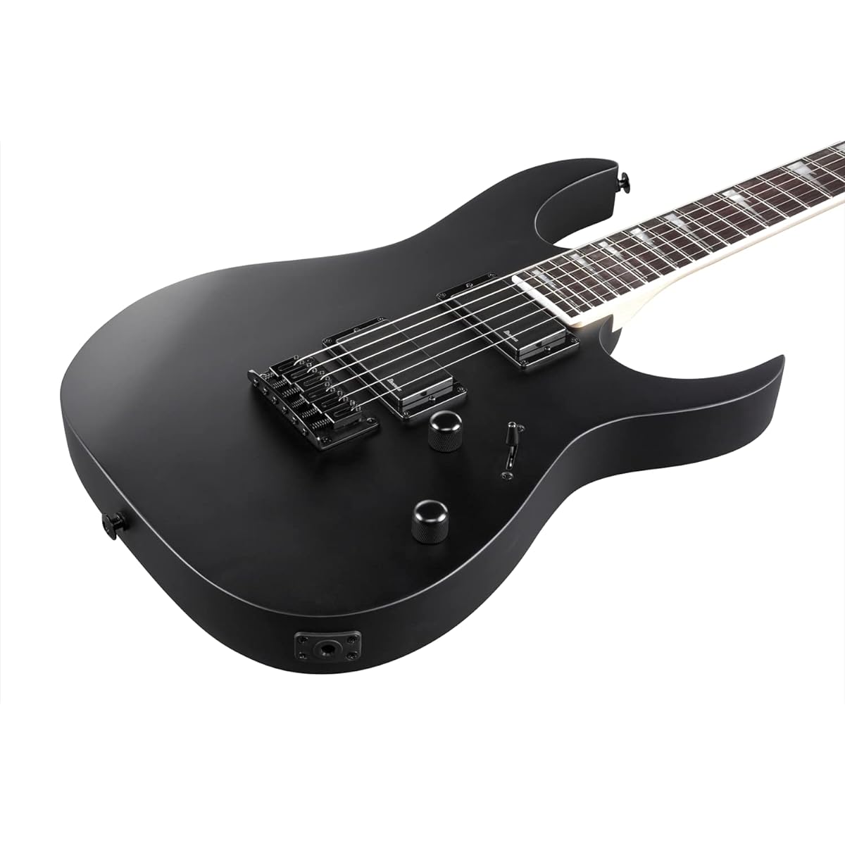 GIO Ibanez Electric Guitar for Beginners (Black Flat) GRG121DX-BKF