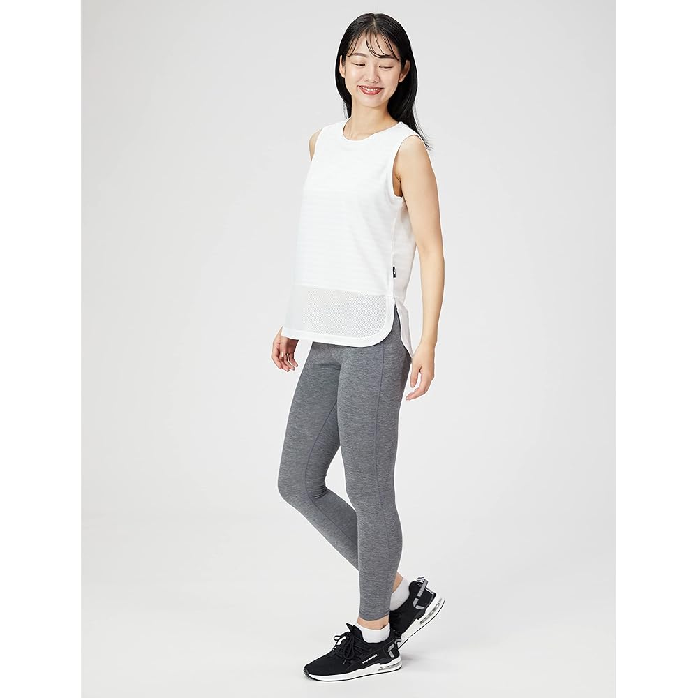 [CEDA BLUE X/Wacoal] CW-X Outerwear Top Yoga Wear T-Shirt (Sleeveless) Sweat Absorbent Quick Drying UV Protection DFY510 Women's