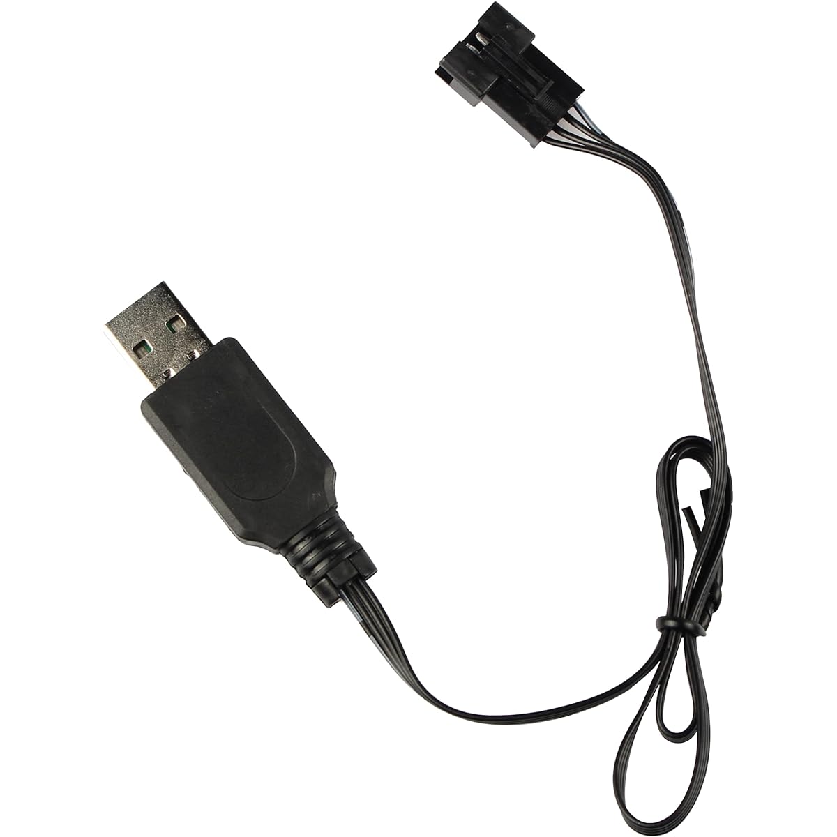 JIECHUN SM-4P Charger for RC Car 7.4V Li-ion Battery USB Charging Cable 2 Pack