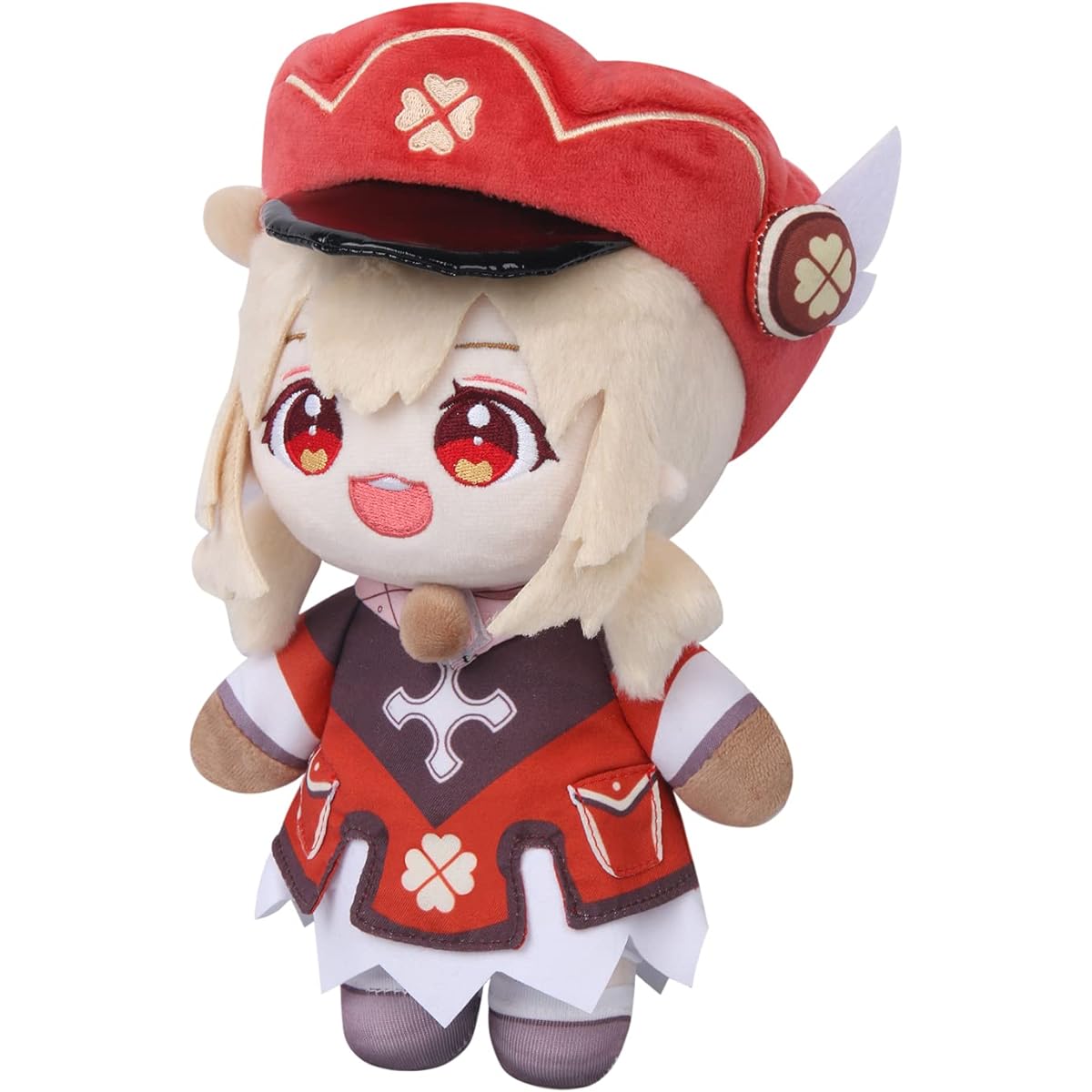 MORROWIND Klee Plush Doll Toy Stuffed Plushie Figure for Kids Girls Game Fans (RED, 20cm/7.87inch)