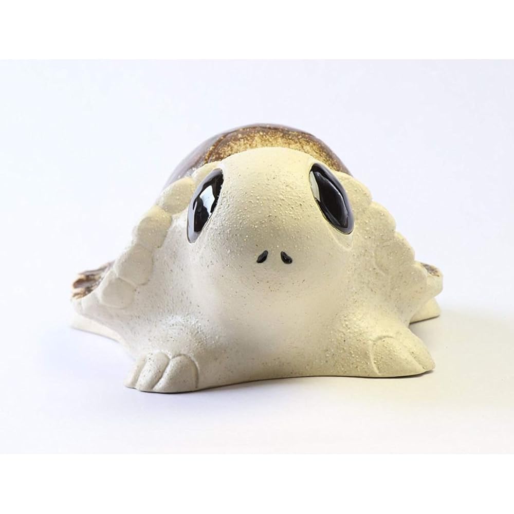 CtoC JAPAN Select Shigaraki Ware Tortoise Figurine 9036-01 Pottery Width 22cm x Depth 31.5cm x Height 14.5cm Fukugame Sandstone No. 10 Stylish Pottery 4510542321175