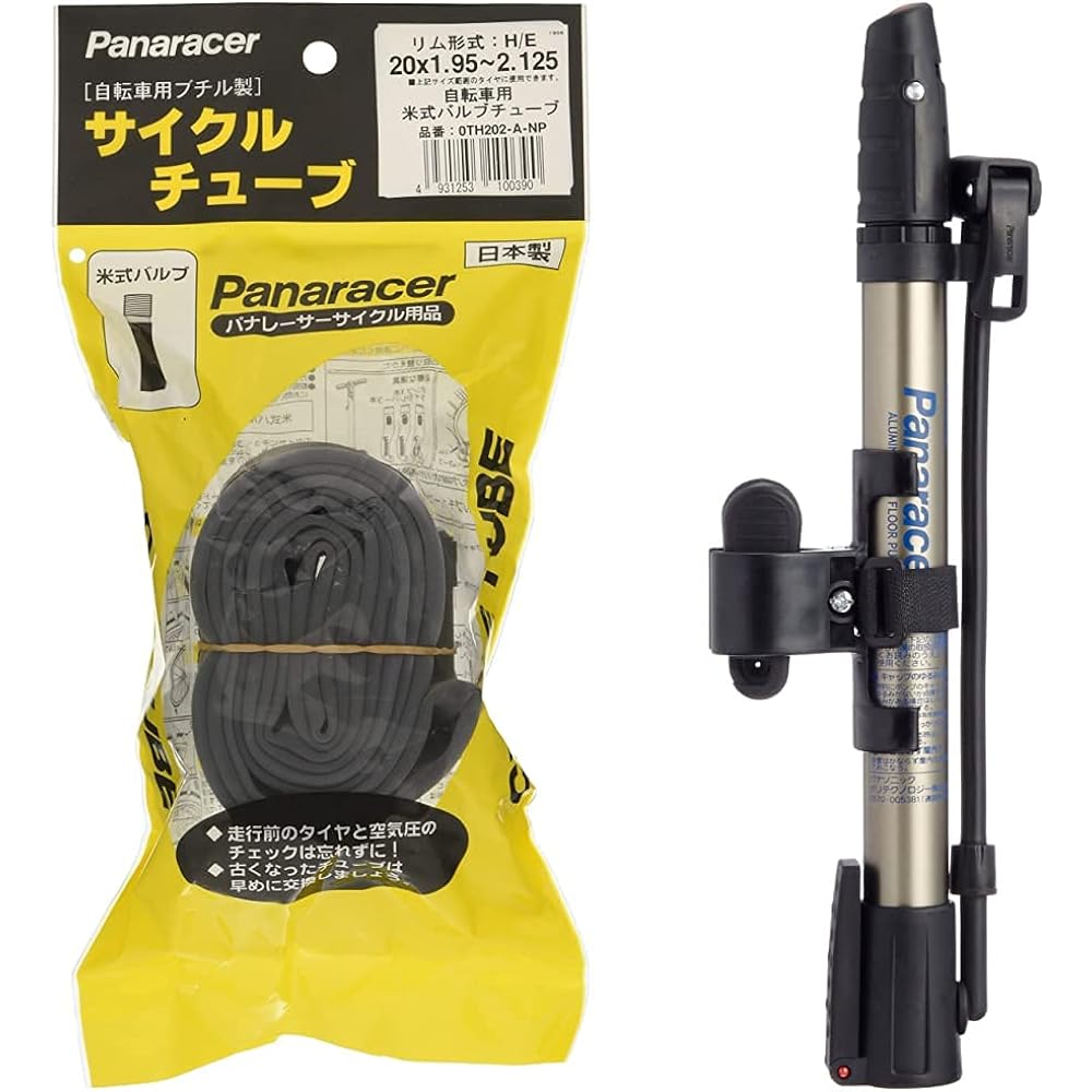 Panaracer Tube H/E 20×1.95~2.125 English/American Valve Made in Japan
