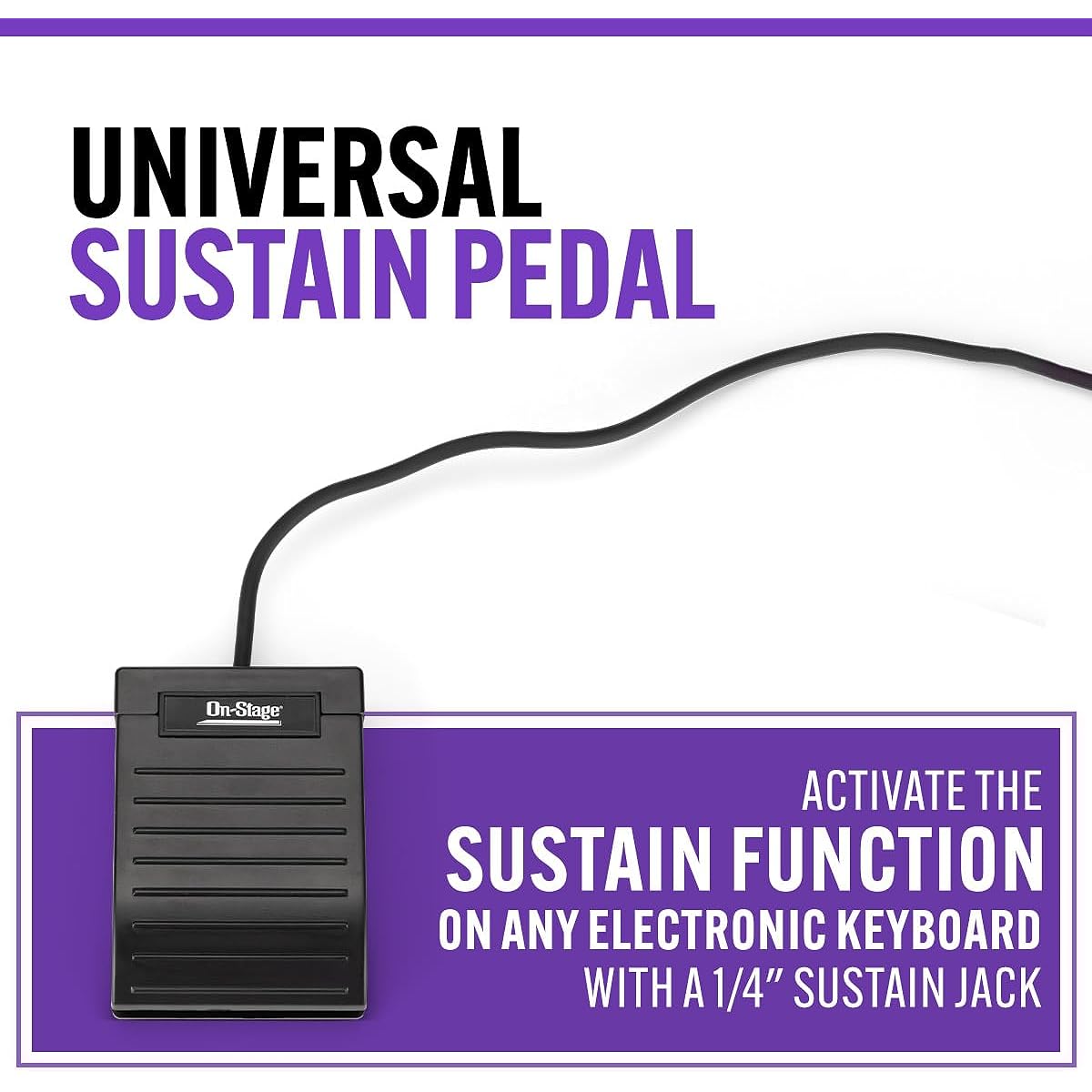 On-Stage KPK6520 Keyboard Stand/Bench Pack with KSP20 Sustain Pedal