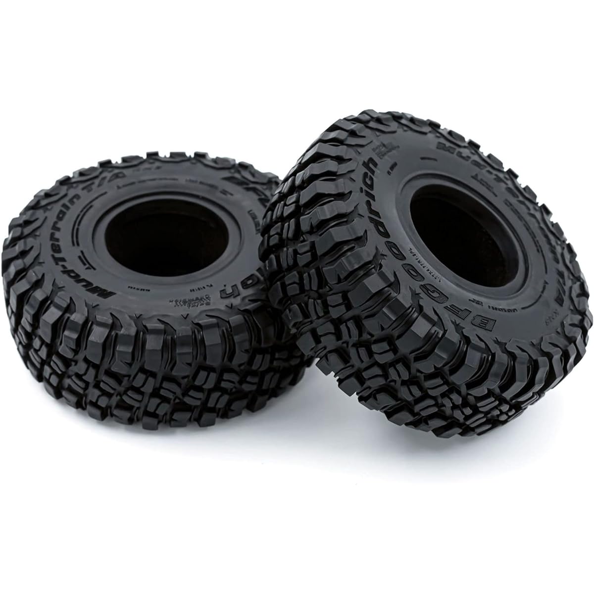 Sbonxond 4pcs 1/10 RC Crawler Car Rubber Tires 117*47mm 1.9inch Wheel Tires for 1:10 RC Rock Crawler Axial SCX10 II 90046 AXI03007 Traxxas TRX-4 RBX10