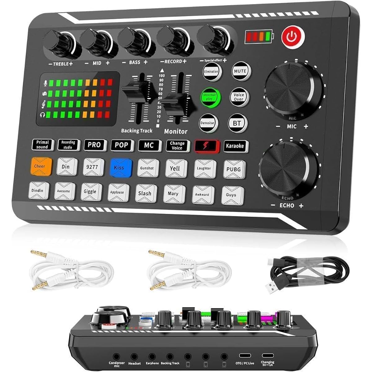 M1797-69 Audio Interface Voice Changer Karaoke