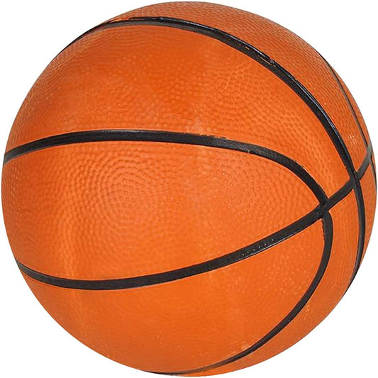 ArtCreativity Mini Orange Basketball Kids Bouncy 7" Kickball for Backyard Park Beach Outdoor Fun Durable Outdoor Play Toy for Boys and Girls - Sold Deflated