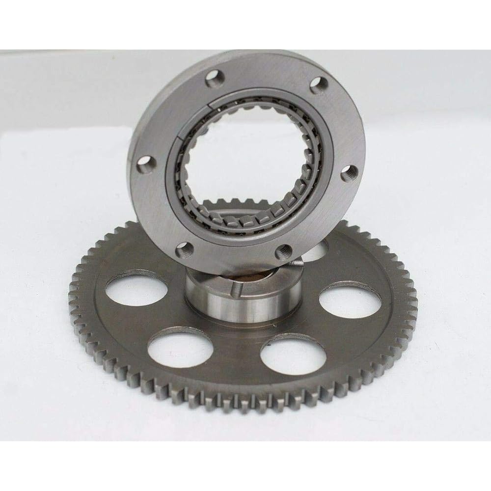 Starter clutch with idler gear fits Yamaha RHINO 660 2004-2007 models.