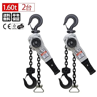 Best Answer Lever Hoist VGP 1.6t Chain 1.5m Silver Silver 2 Units 1.6ton 1.6t 1.6t 1600kg Chain Roller Chain Block Loading Machine Gotcha Gotcha Pulley Hoist Chain Hoist Fixed Tool