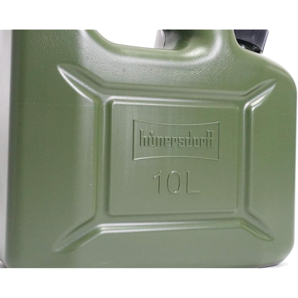 Hunersdorff Fuel Tank Water Tank Reliable Genuine Polytank Fuel Campro 10L Fuel White Gasoline Kerosene Tank Canister Camping