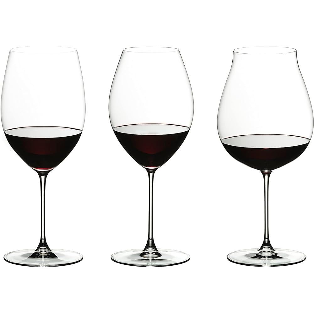 [Genuine] RIEDEL Riedel Glass Riedel Veritas Red Wine Tasting Set (3 pieces) 5449/74 Clear