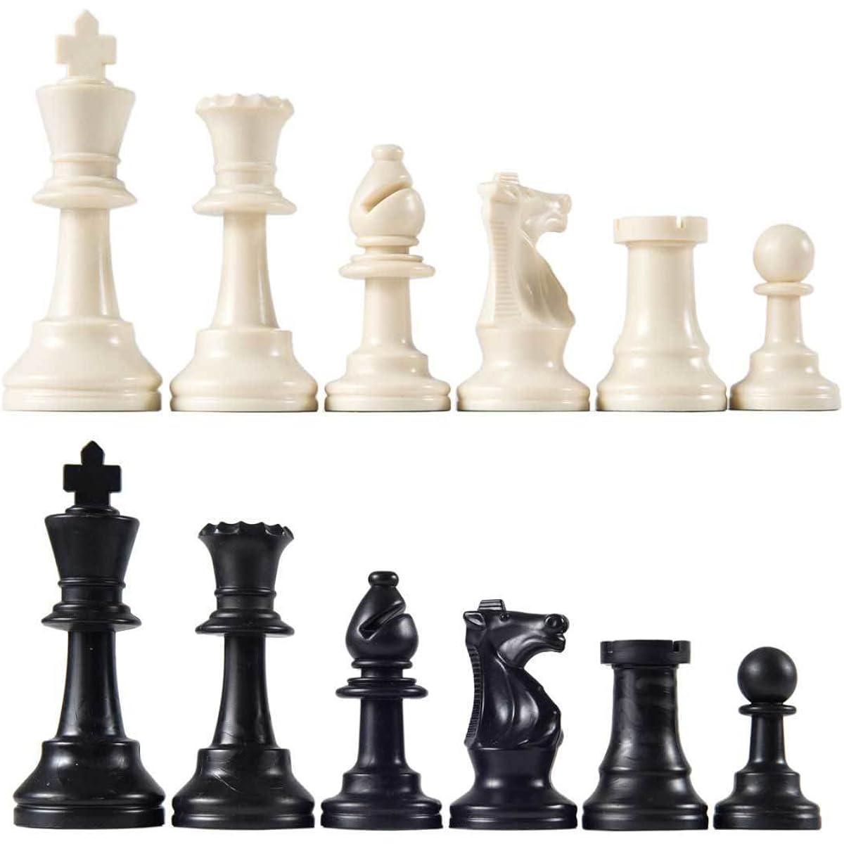 Wholesale Chess Triple Weight Complete Tournament Chess Set with Scorebook & Chess Clock (Black)