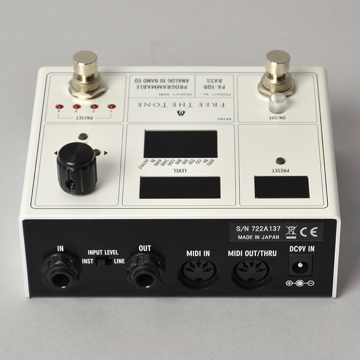 Free The Tone PA-1QB PROGRAMMABLE ANALOG 10 BAND EQ Bass Effector