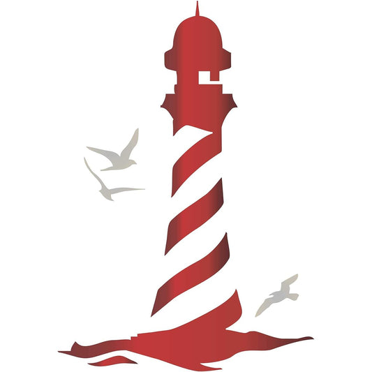 Lighthouse Stencil 6.5 x 9.5 Inch (M) - Nave Sea Sea Sea Sea Seagull Wall Stencil for Painting Template