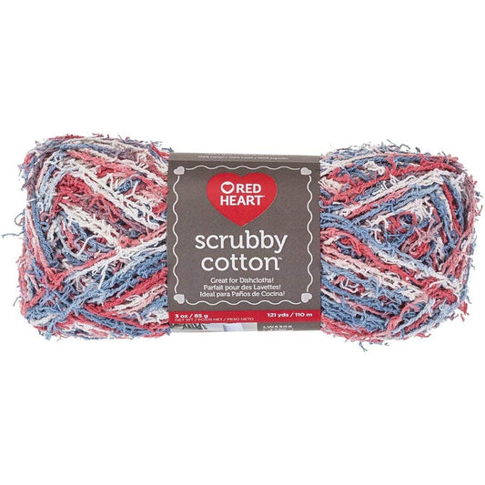 Red Heart Scrub Cotton Yarn Blue E854.7958