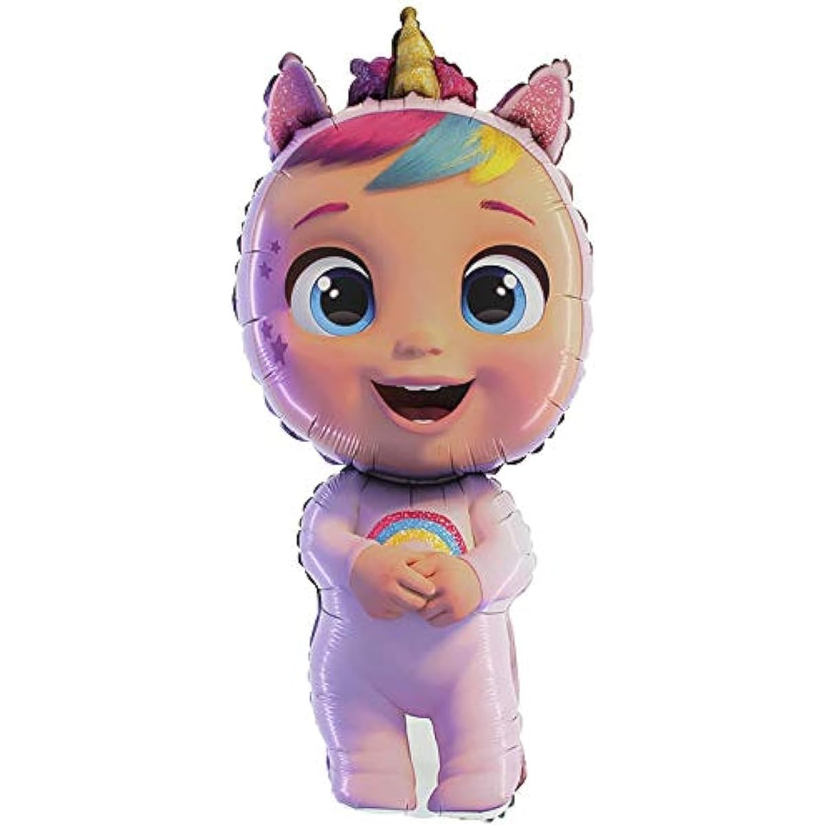 Toyland® 44" Cry Babies Fantasy Dreamy Unicorn Foil Balloon Party Decorations