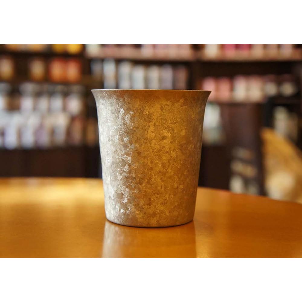 HORIE Made in Tsubame, Niigata Prefecture Titanium double tumbler Kiln making Wide mouth 250cc Gold T14KM250