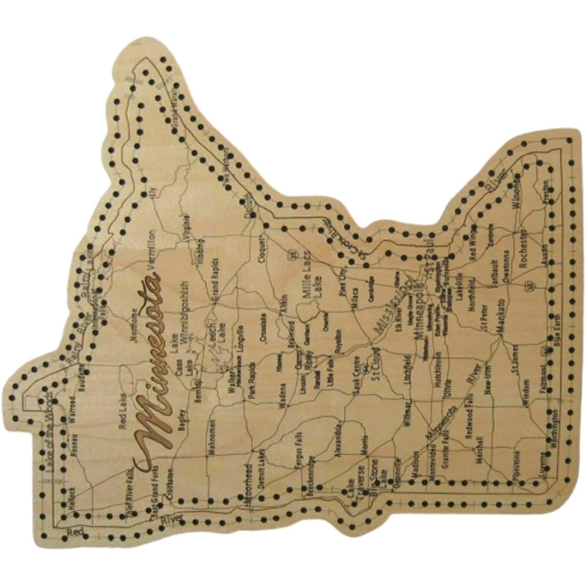 Cribbage Board Minnesota Style Roadmap