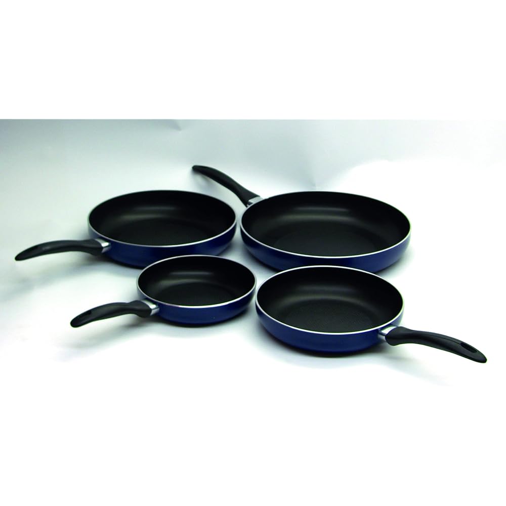 RIESS One Hand Pot Cobalt Blue 1kg Oma`s Enamel Pot 18cm 0050-012