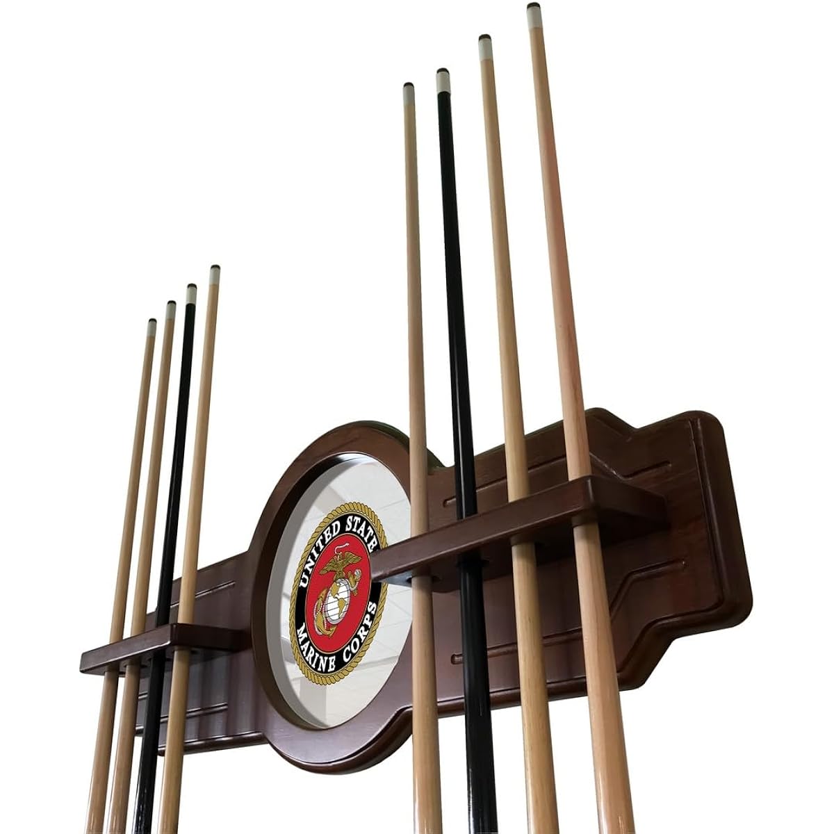 US Marine Corps Cue Rack in Black Finish