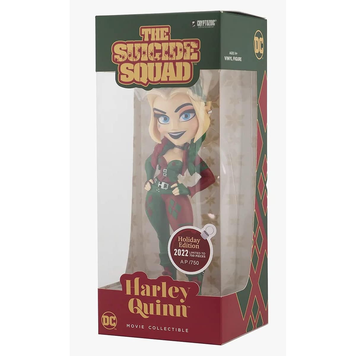 The Suicide Squad Harley Quinn - Holiday Edition - Vinyl Figure - Movie Collectibles - DC Comics - 7.5"