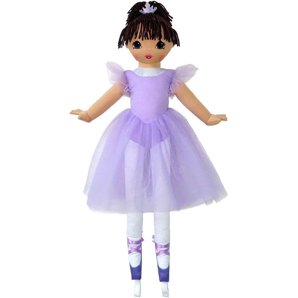 Anico Well Made Play Doll for Kids, La Bella Ballerina, Hispanic, 36" Tall, Lavender