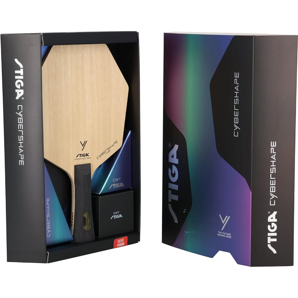 STIGA Table Tennis Hexagonal Racket Cyber Shape Wood CWT