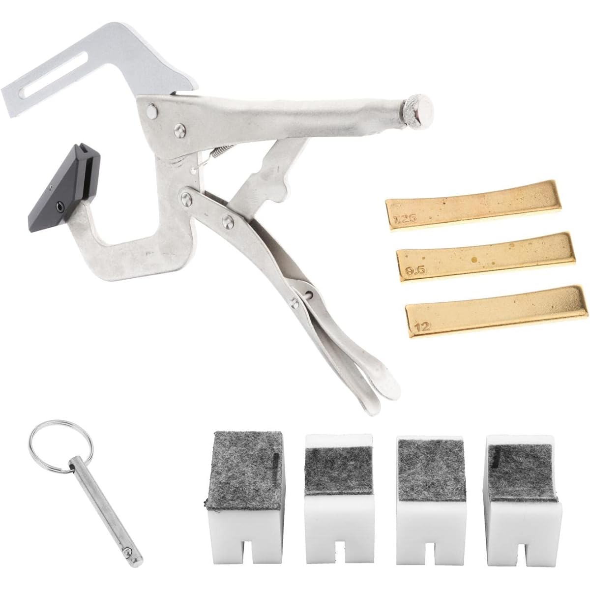 Simhoa Guitar and Bass Fret Press Tool with Fret Insert Repair Tool