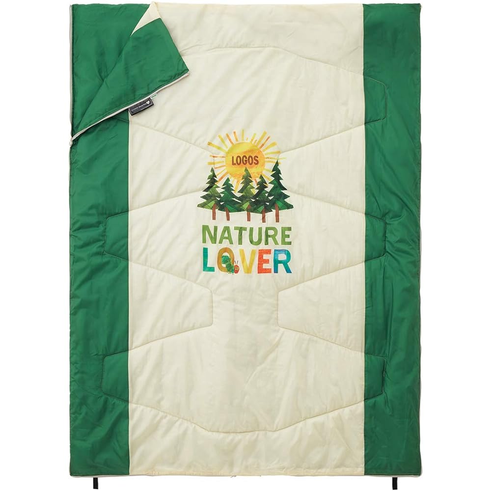 LOGOS The Very Hungry Caterpillar Sleeping Sleeper 2 86009118 Green (approx.) 140 x 190 cm