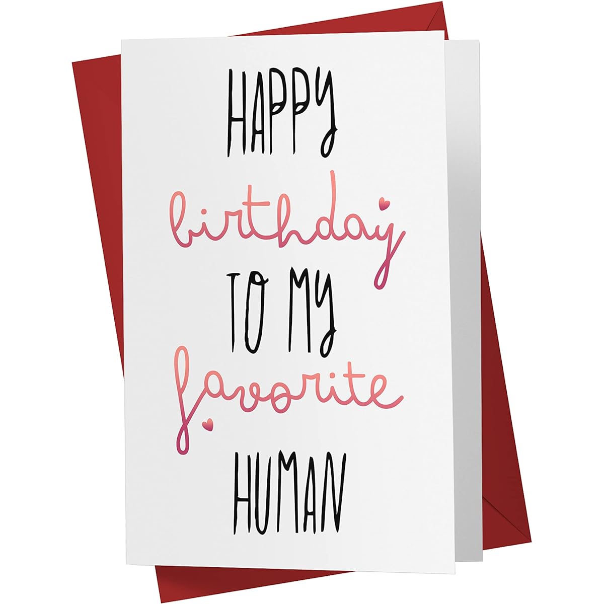 Karto Sweet Birthday Cards Birthday Cards for Girlfriend Large Size 5.5 x 8.5 inches Birthday Cards for Friends Birthday Cards for Husband and Wife - Boyfriend Birthday Cards Birthday Cards for Girlfriend - Favorite Human