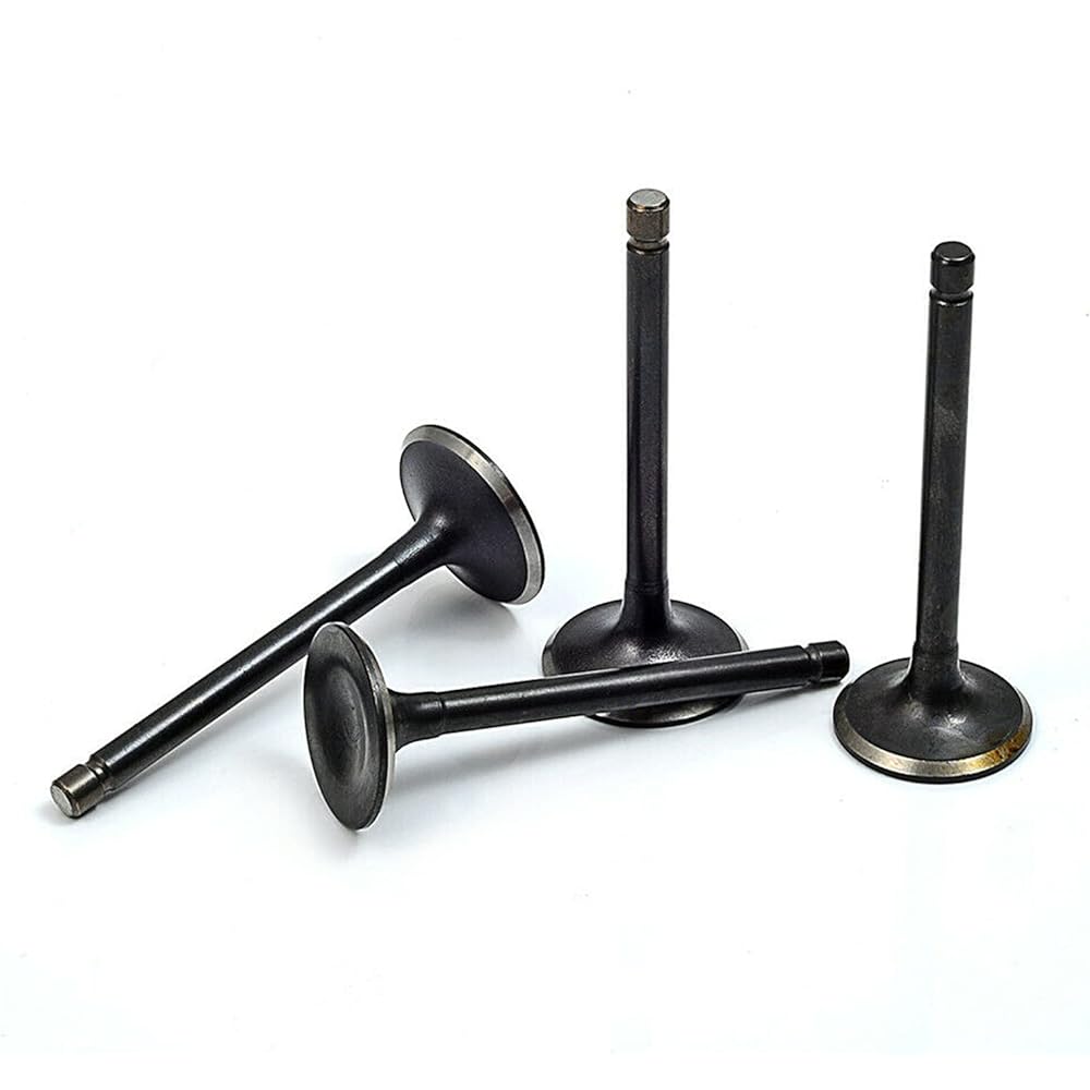 MOTO1988 Exhaust and Intake Valve Set of 4 for Ezgo 1996-Up 295-350cc Fuji-Robin Engine