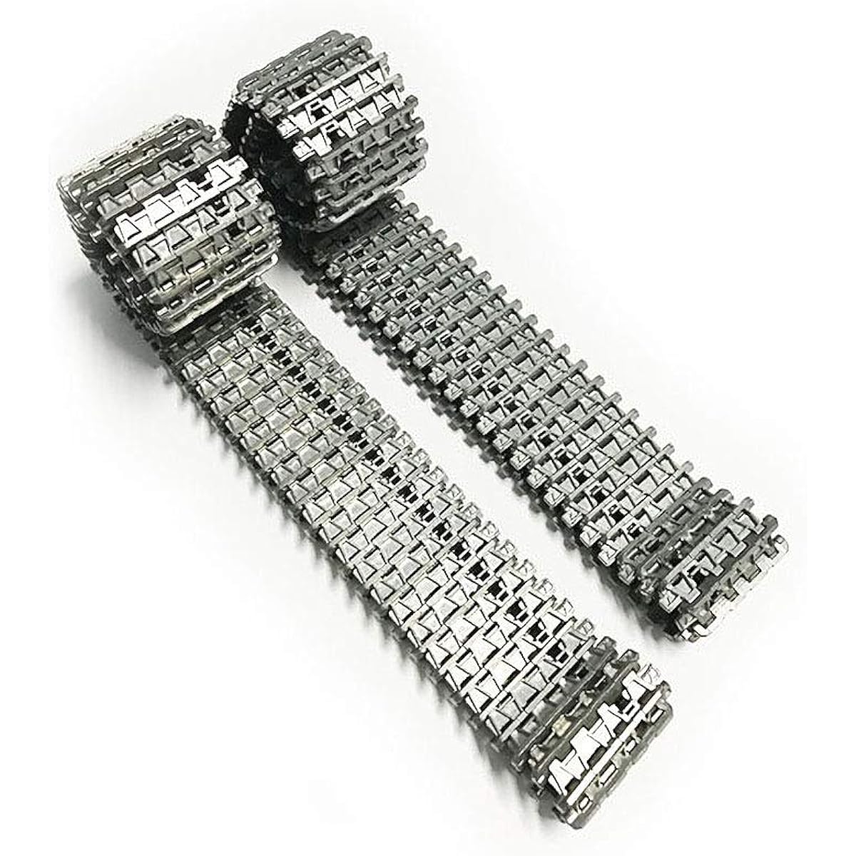 RC remote control tank metal upgrade repair and modification parts metal chain strap caterpillar, driving wheel, guide wheel, load-bearing wheel, etc. Suitable for Henglong 1/16 German Tiger I heavy tank (3818)/Leopard (3819) (Metal track)