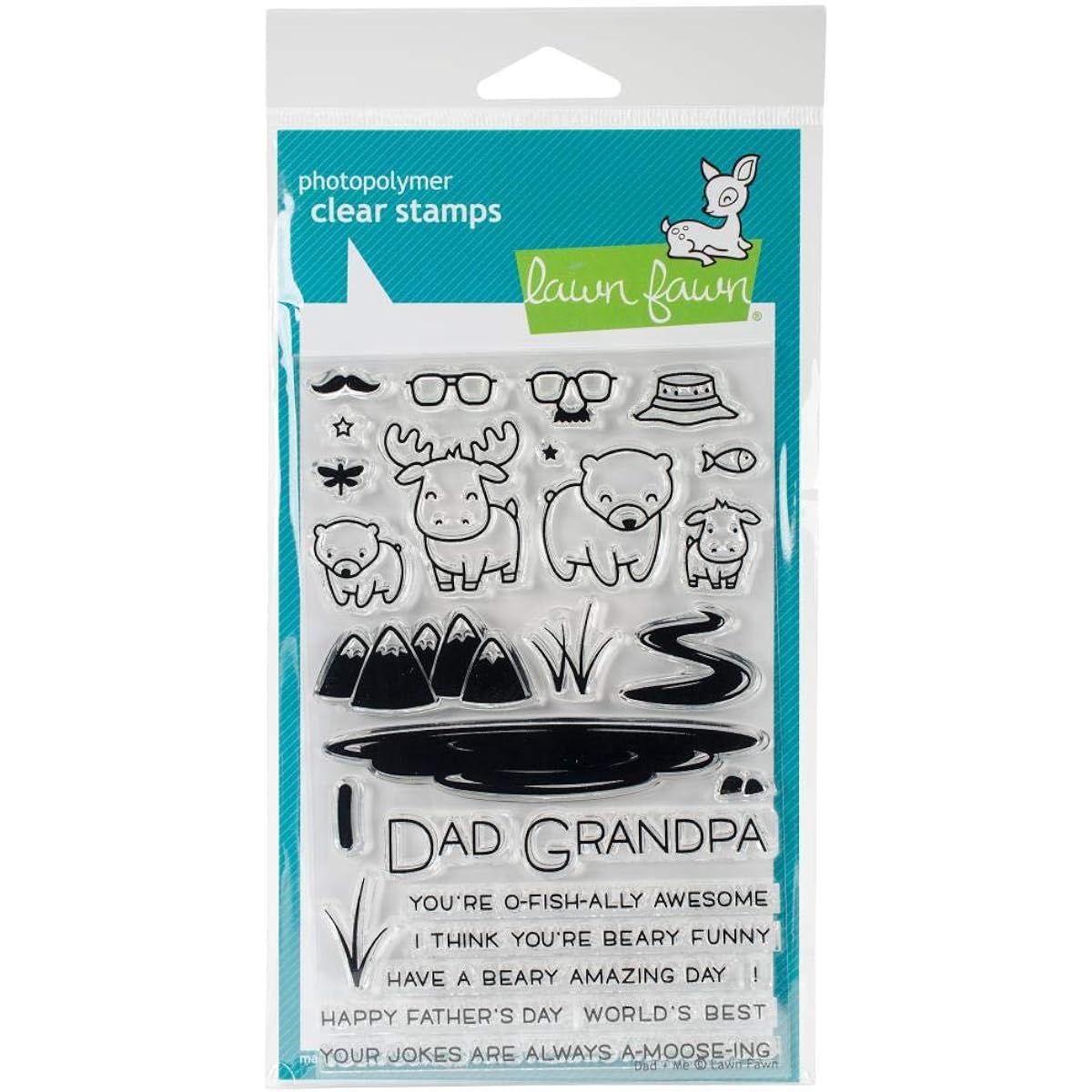 Grass Fawn Clear Stamps - Dad + Me Stamps