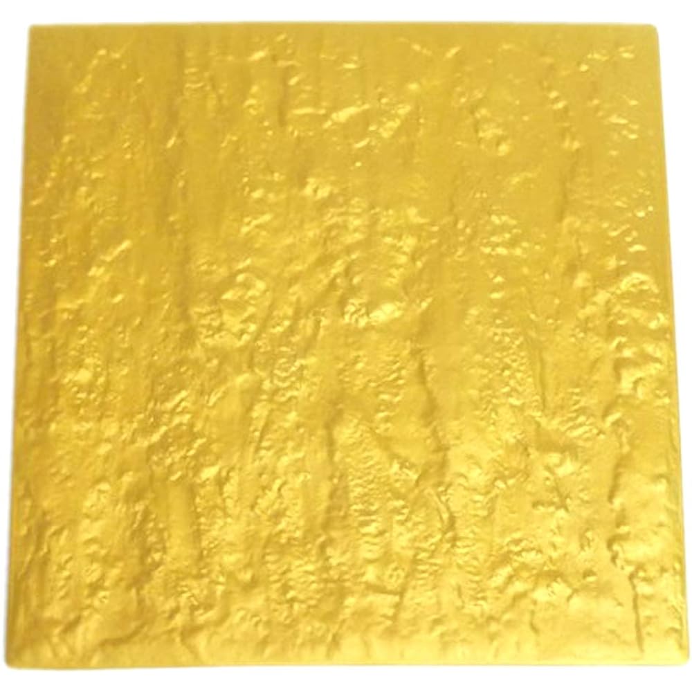 Set of 5 square platters, gold stone skin 20cm square plates [20 x 20 x 1.2cm] [Restaurant, inn, Japanese tableware, restaurant, commercial use, tableware]