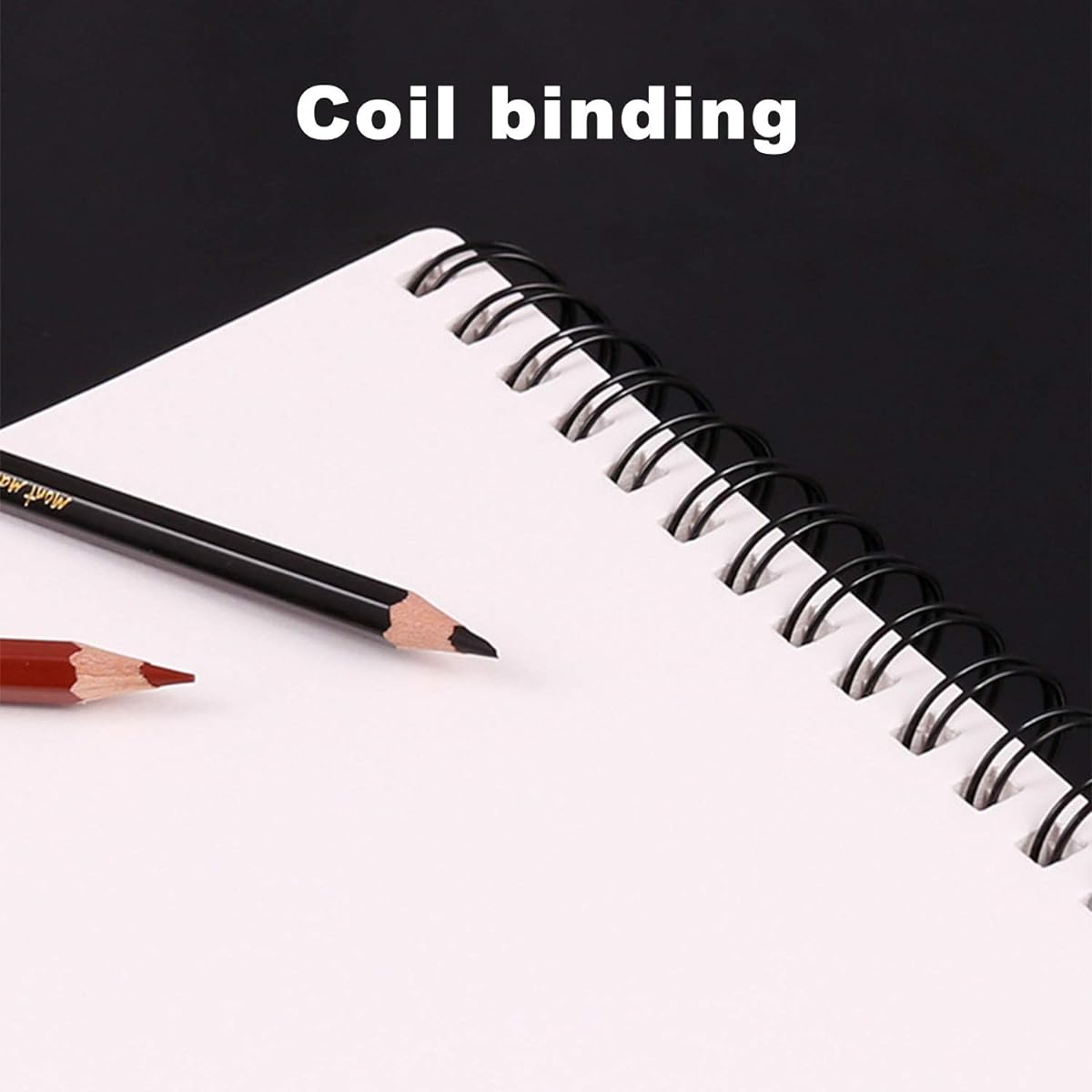 MEMX Sketchbook, 8.5"X11.5" 120 Pages (110gsm), Spiral Bound Artist Sketch Pad, Durable Acid Free Drawing Paper, for Drawing, Writing, Painting, Sketching, Doodle, White