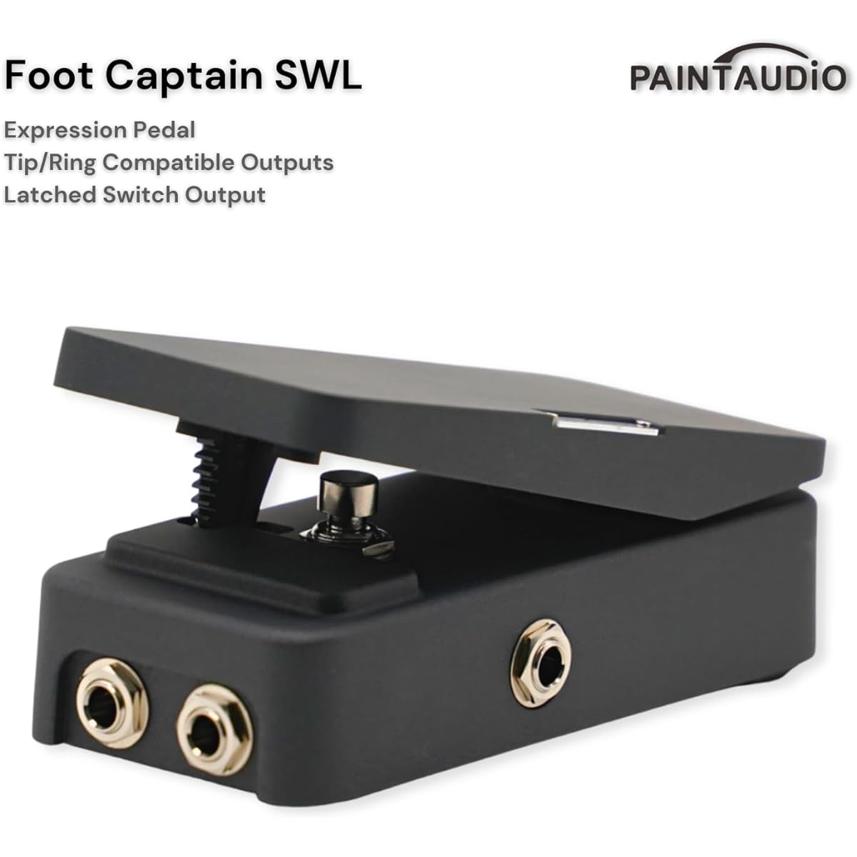 Paint Audio Foot Captain Dual Output Expression Pedal (EXP) Tip/Ring Connection Compatible with SWL Version with Latch Switch Output