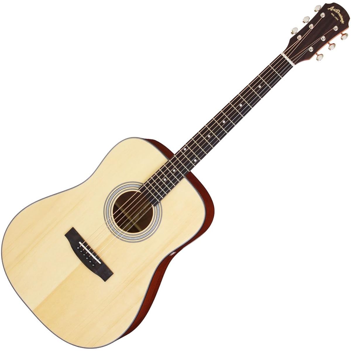 Aria Dreadnought Aria Dreadnought Series Acoustic Guitar Folk Size Blue Shade Soft Case Included AF-201 BLS