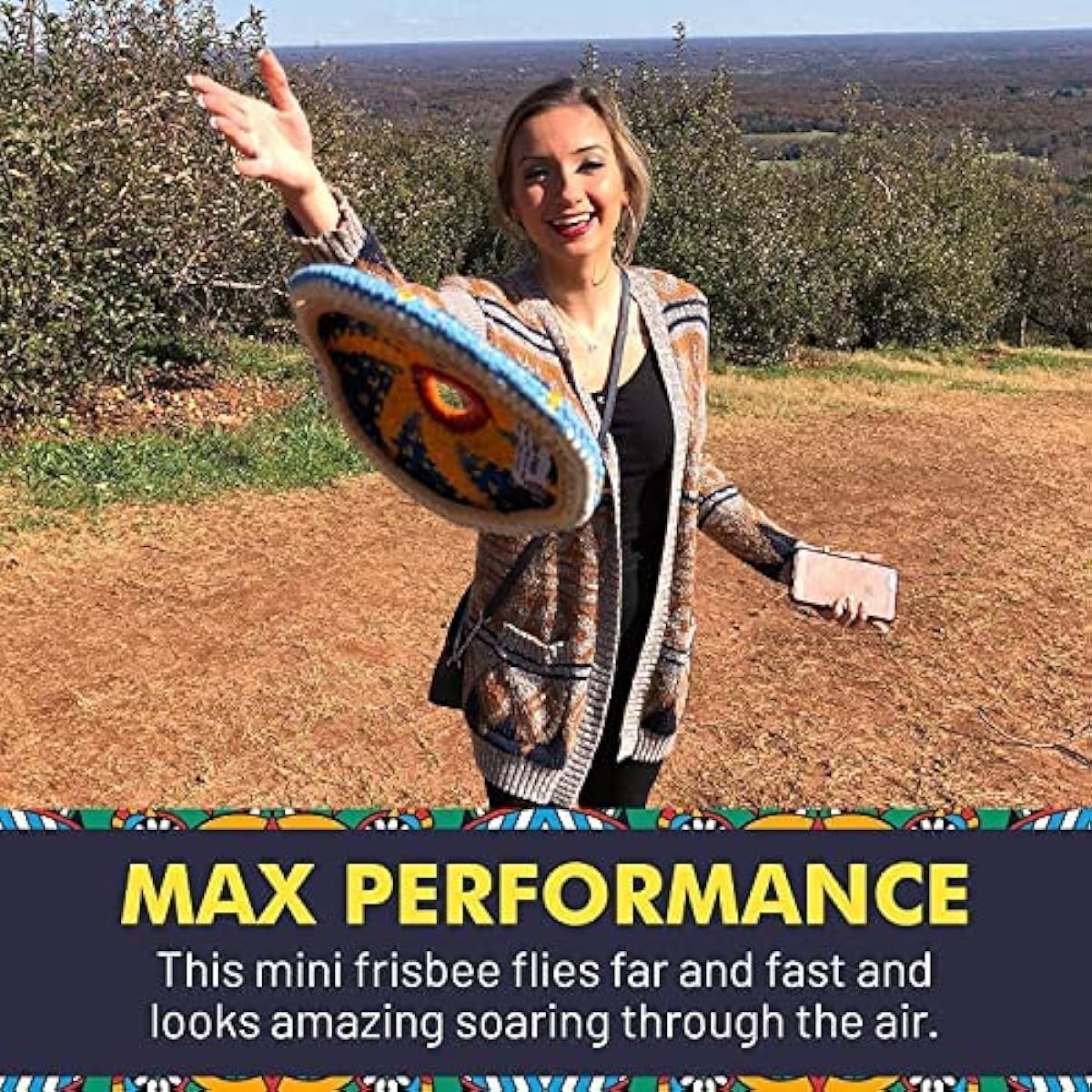 Pocket Disc Buena ONDA MayaFlya - Awesome Flexible Frisbee Dog Toy Ultimate Sports Game Super Fun Indoor Play Outdoor Game