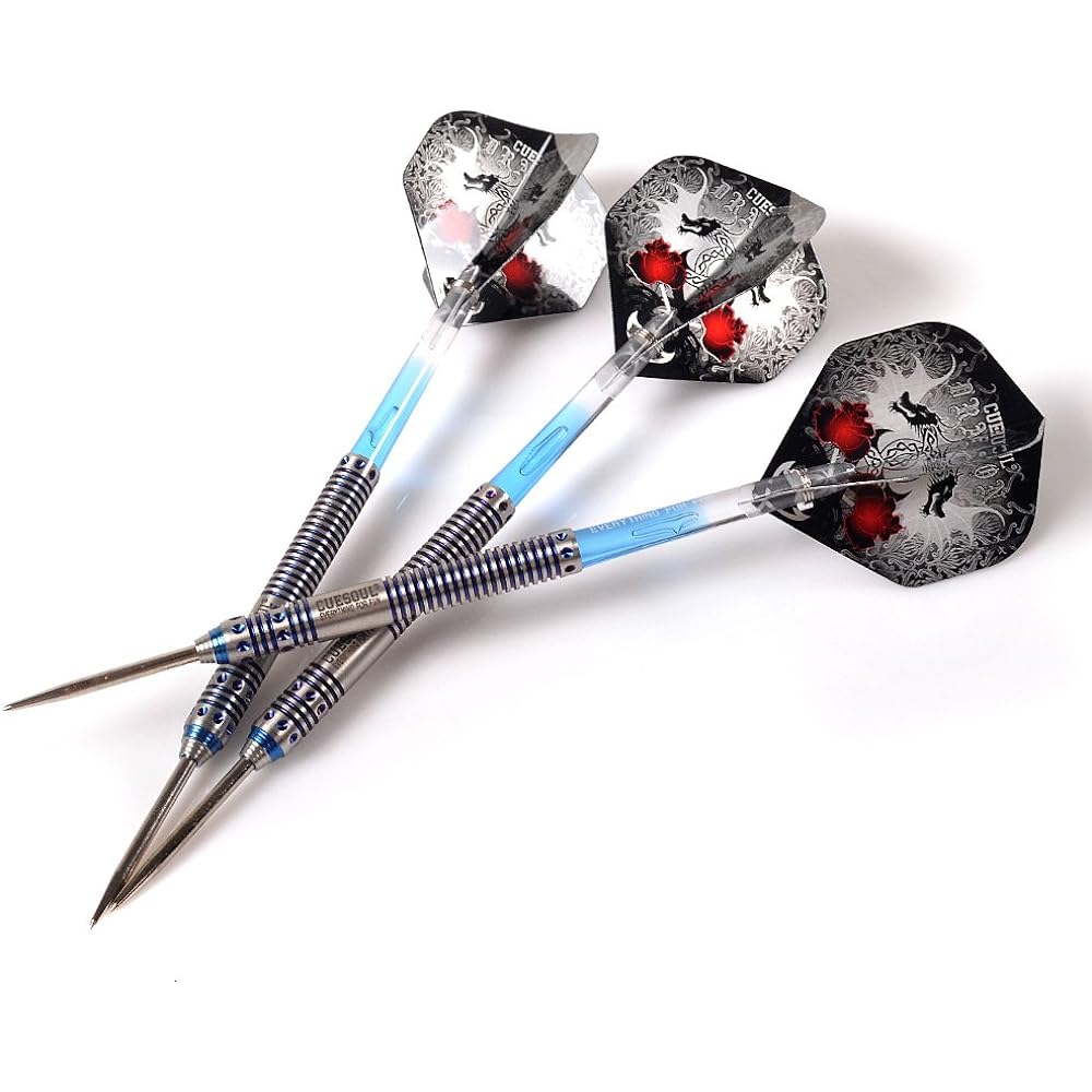 CUESOUL Dragon Fashionable 90% tungsten Steel Tip Darts Set,26 Grams Barrel with Titanium Coated(CSDN-C4405)